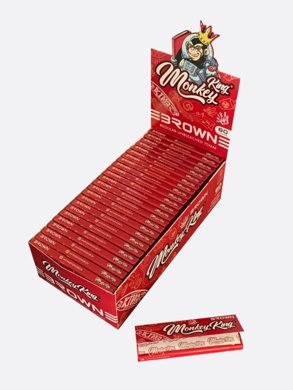 Red Regular 70 Rolling Papers by Monkey King