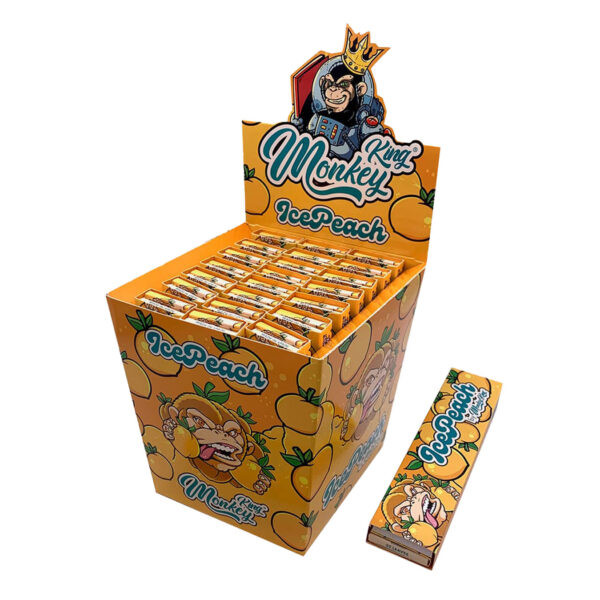 Ice Peach Scented Rolling Papers & Tips - Image 2