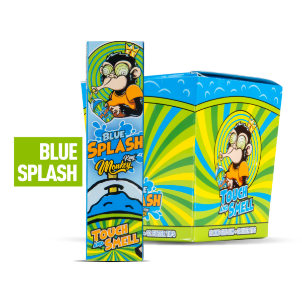 Blue Splash Strawberry Ice Scented Rolling Papers & Tips