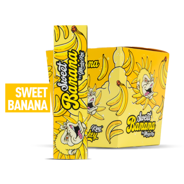 Sweet Banana Scented Rolling Papers & Tips