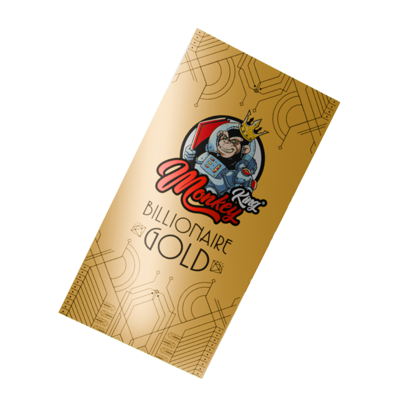Monkey King Rolling Papers & Tips: Billionaire Gold - King Size