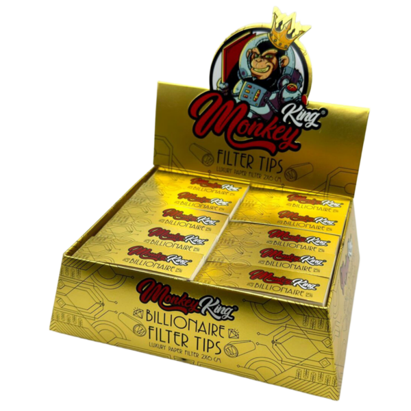 Monkey King Billionaire Filter Tips (Box of 50)