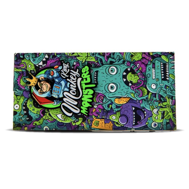 Monkey King Papers, Tips & Tray: Magnetic Monsters Edition - King Size Unbleached