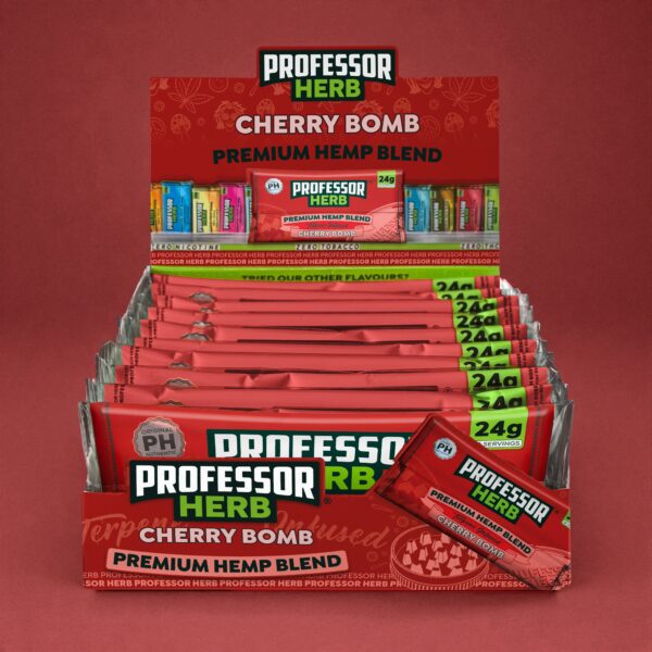 Professor Herb Premium Hemp Blend (Box of 10) - Cherry Bomb