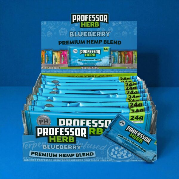 Professor Herb Premium Hemp Blend (Box of 10) - Blueberry