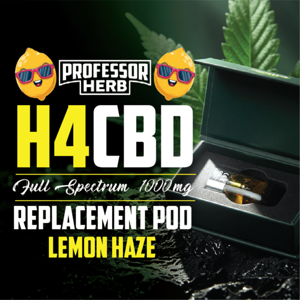 Professor Herb 1000mg Full Spectrum H4CBD 1ml Replacement Pod - Lemon Haze