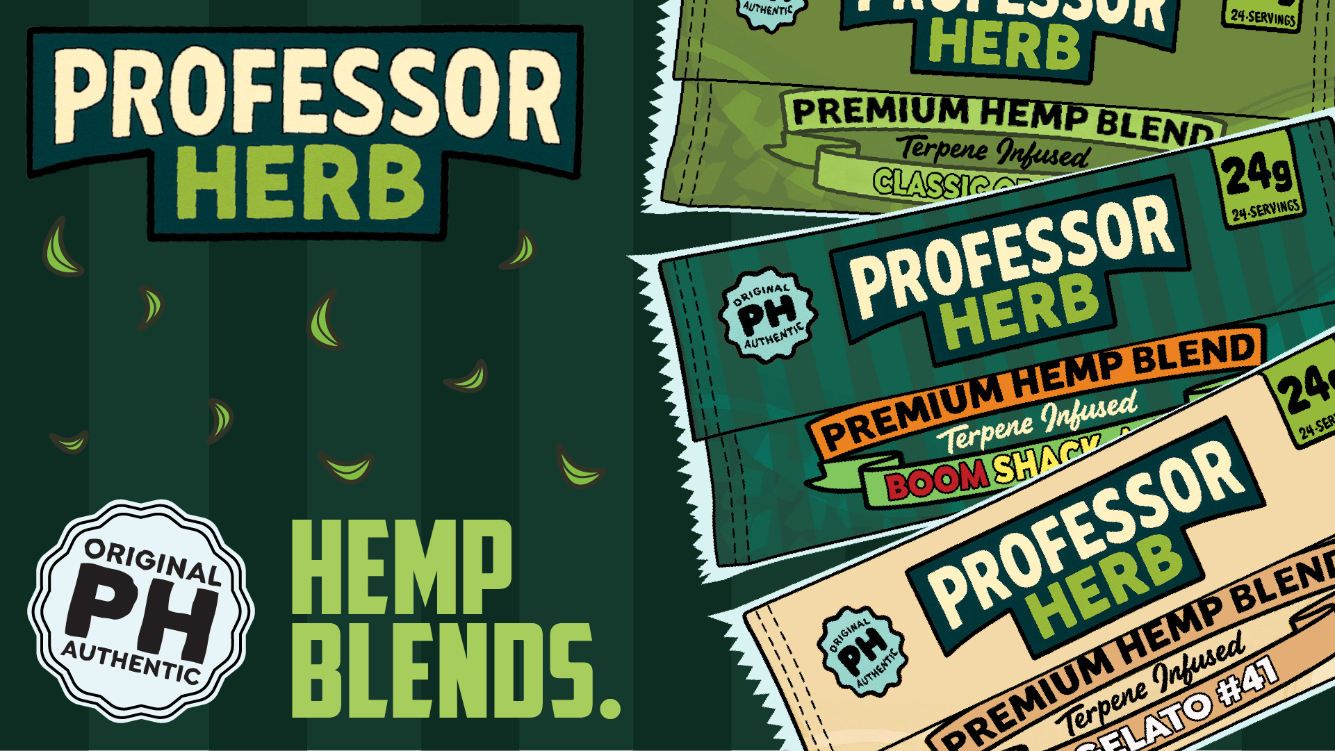 Professor Herb - Hemp Blends