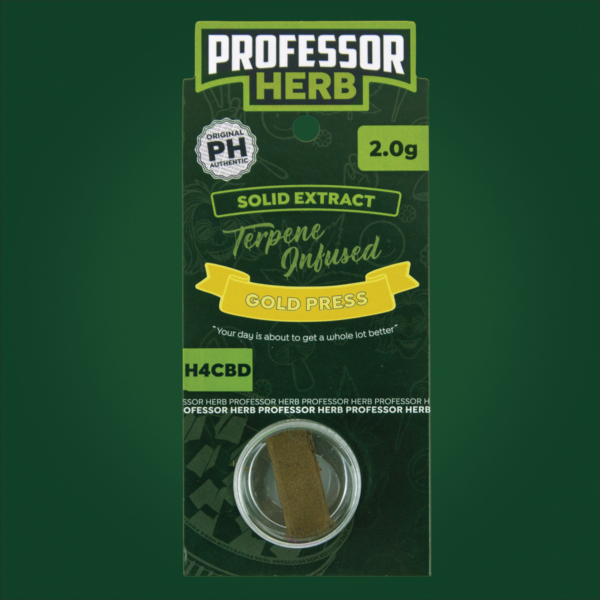 Professor Herb H4CBD Solid Extract 2.0g - Gold Press
