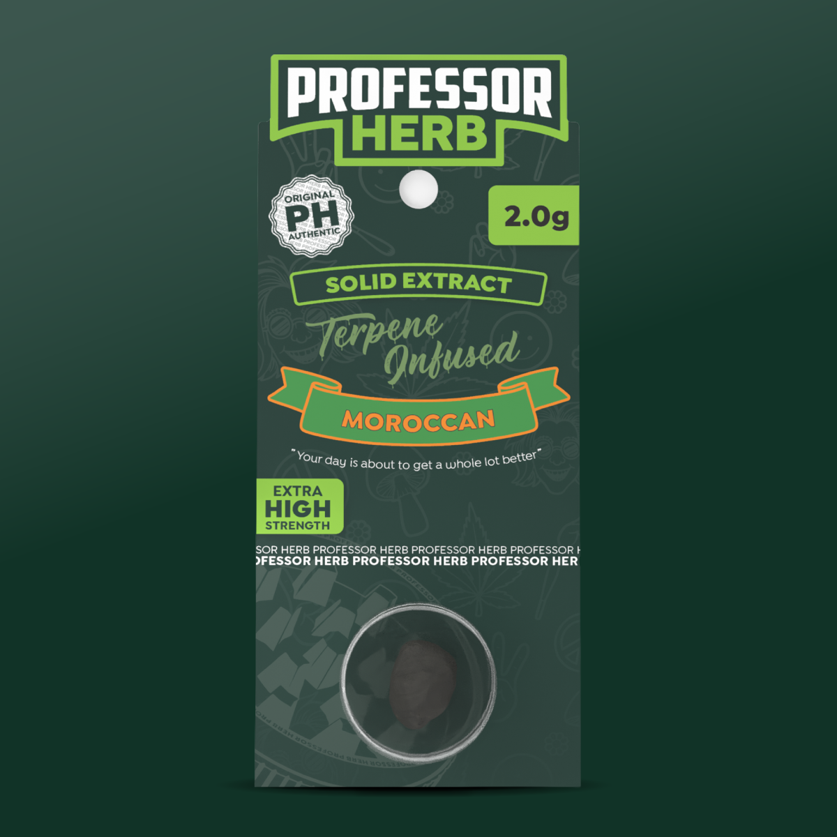 Professor Herb Hemp Solid Extract (2g) - Moroccan Hash (22%)