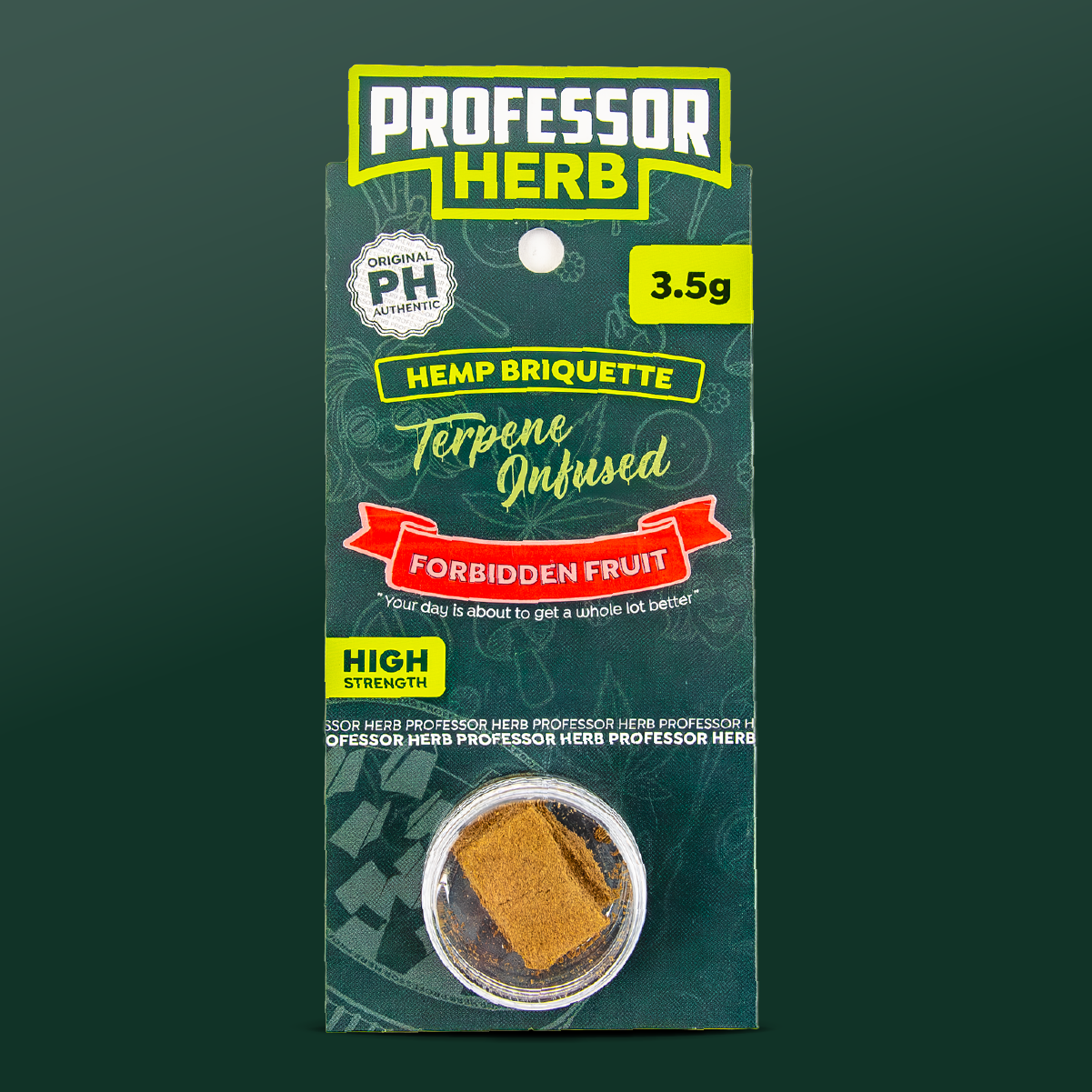 Professor Herb Hemp Briquette Hash (3.5g) - Forbidden Fruit