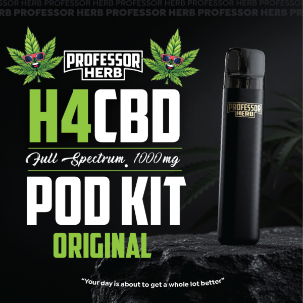 Professor Herb 1000MG H4CBD Full Spectrum 1ML Pod Kit - Original