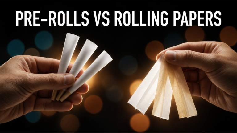 Pre rolls vs papers banner